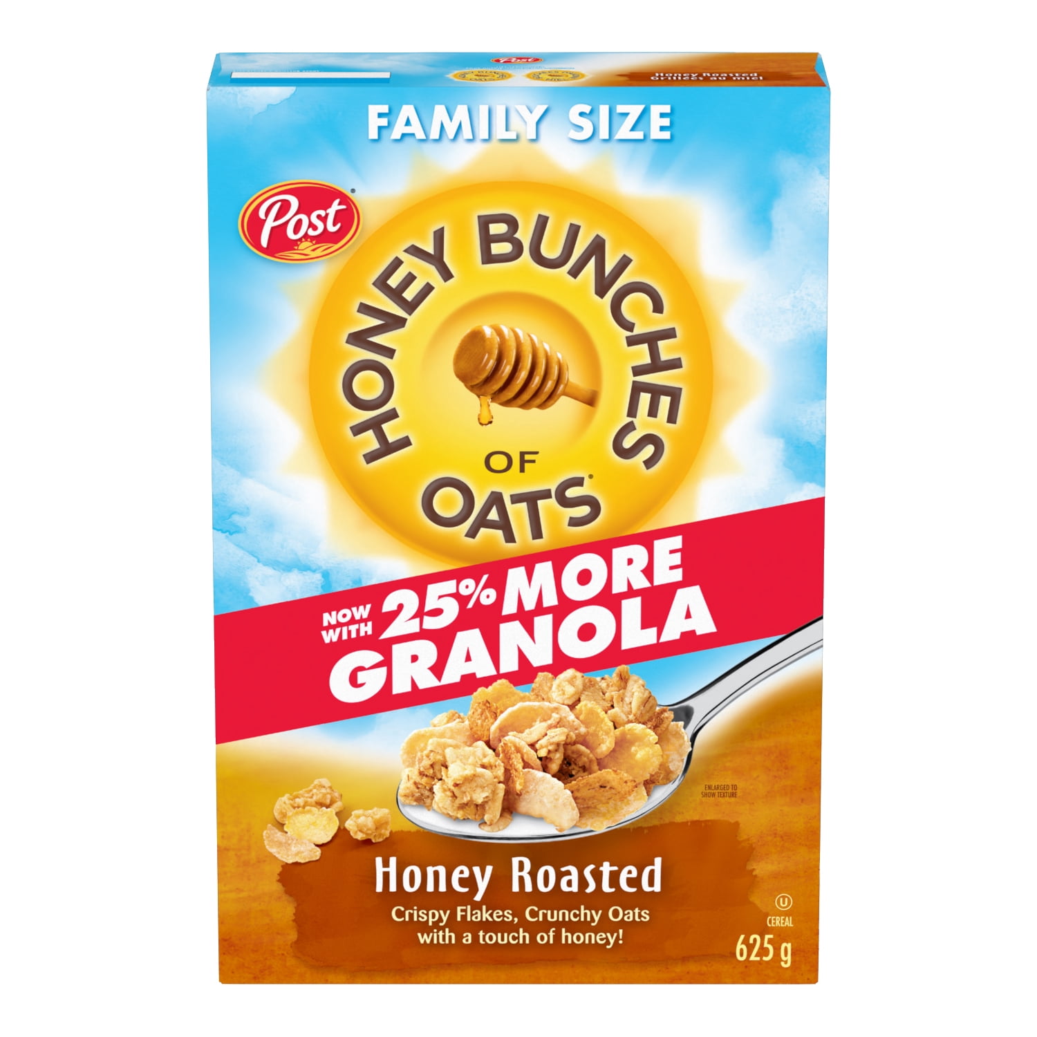 Post Honey Bunches of Oats Honey Roasted Cereal, Family Size