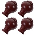 thumbnail image 4 of 4pcs Curtain Rod Finials Curtain Pole Finials Curtain Rod Ends Curtain Pole Plugs, 4 of 8