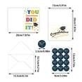 thumbnail image 3 of Graduation Cards 2025 12 Pack Congratulations Cards With Envelopes And Graduation Card Set For Grad Party 6, 3 of 8