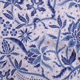thumbnail image 1 of oneOone Georgette Viscose Bleu Tissu Jacobée Robe Florale Tissu Tissu Imprimé par la Cour 42 Pouces de Large, 1 of 5