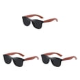 thumbnail image 1 of Decodeary Protection Bois Mode Lentille Colorée Options Monture Légère Noir 3 Ensembles, 1 of 6