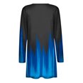 thumbnail image 4 of Pompotops Chemisier Décontracté à Manches Longues Imprimé pour Femmes avec Poche Cardigan Liquidation, 4 of 5