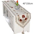 thumbnail image 2 of Nappe Chemin de table Broderie Nappe Broderie Chemin de table Broderie Chemin de table floral, 2 of 9
