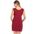 thumbnail image 4 of Fankiway Liquidation de Maternité Robes de Maternité pour Femmes Grossesse Sans Manches Col Rond Robe de Couleur Unie Grande Taille Vêtements de Maternité en Liquidation, 4 of 7