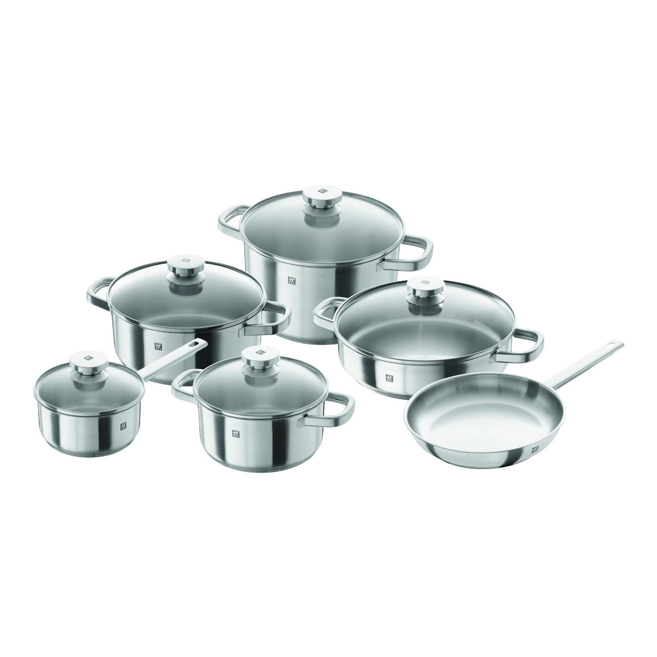 ZWILLING Joy Cookware Set, 11 Piece 18/10 Stainless Steel
