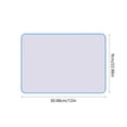 thumbnail image 3 of Blue Double Sided Magnetic Writing Board, Dry Erase Whiteboard For Office Home Use, Memo Board With Magnetic Surface, 16 X 12 Inches Reusable Whiteboard For Notes, 3 of 6