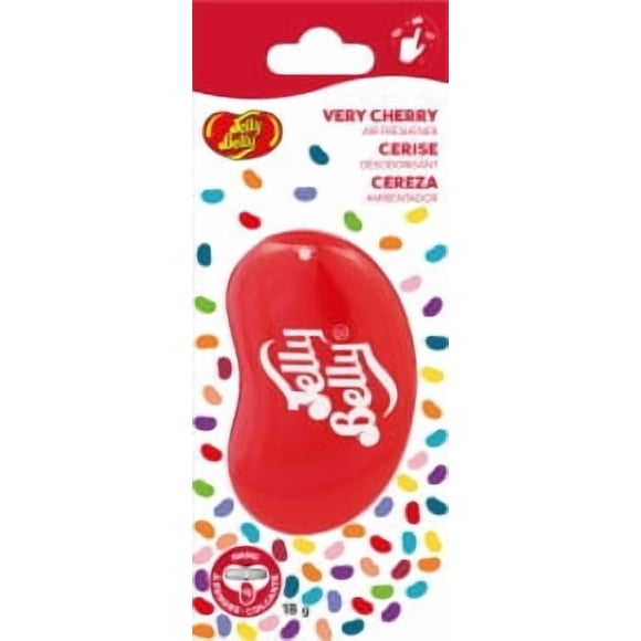 Jelly Belly 3D Hanging Air Freshener - Very Cherry