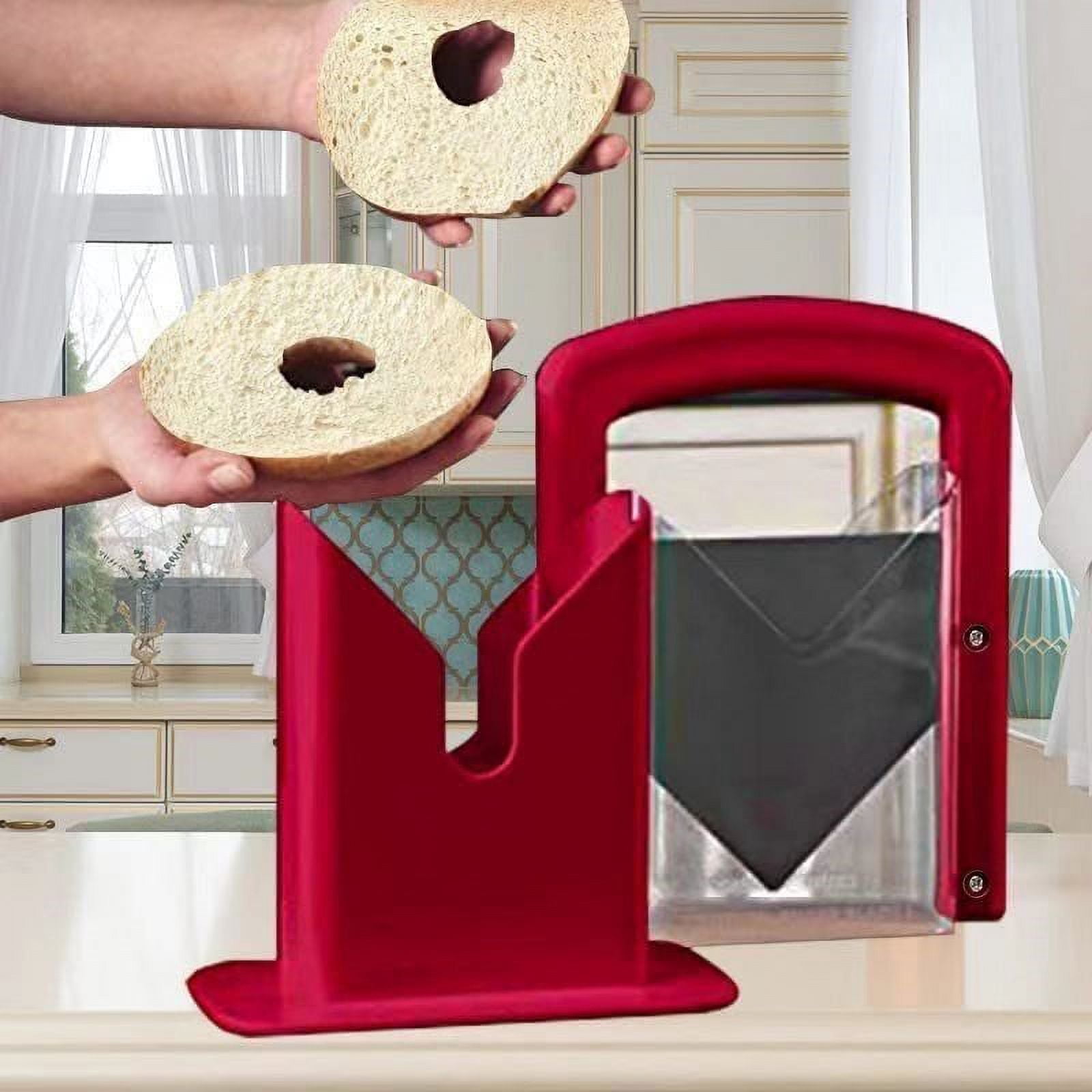 Birdeem Portable Removable Bread Bagel Slicers Bagel Cutter Every Toaster