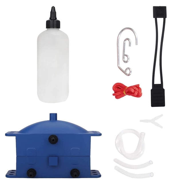 Kit de Nettoyage de Chaîne de Moto Chaînes Nettoyer Maillon d'Engrenage Vélos Lavage Chaînes Nettoyer Lubrifiant Dispositif Entretien Outil de Lubrification Convient à Tous les Modèles pour Moto Bleu