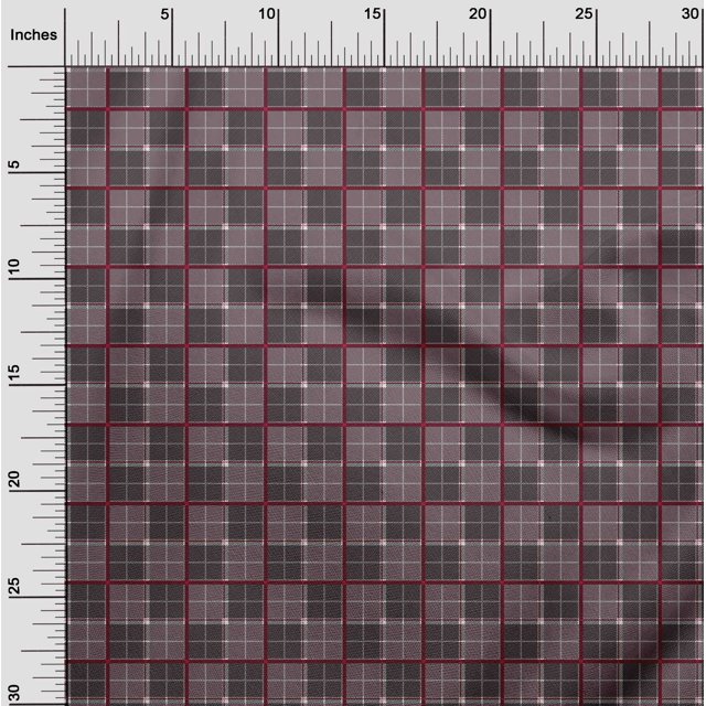 oneOone Viscose Jersey Fabric Tartan Check Print Fabric BTY 60 Inch Wide