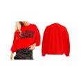 thumbnail image 2 of FOCUSNORM Women's Christmas Loose Pullover Sparkly Rhinestone Letter Print Long Sleeve Crew Neck Sweatshirt, 2 of 8