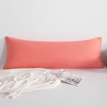 Cqxid Pillow Case Under $10 Brushed Microfiber Body Pillow Cover Soft And Cozy Full Body Pillowcase For Adults 20" X 54" Khaki (Not Include Body Pillow)