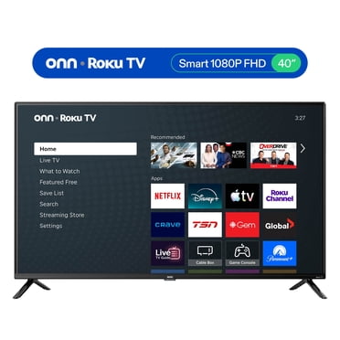 Téléviseur intelligent Roku onn HD intégrale 1080p de 102 cm (40 po)