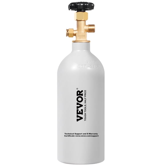 VEVOR CO2 Tank 2.5 lbs New Aluminum Alloy Cylinder with CGA320 Valve DOT Approved