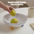 thumbnail image 4 of Nilvkv Fashion Easy High Fruit Tray Household Candy Snack Tray Multi-Colour Living Room Coffee Table Fruit Tray Large Capacity, 4 of 5