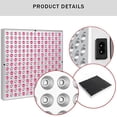 thumbnail image 4 of Anti-Aging 225 LED Therapy Panel 660nm 850nm Near Infrared Therapy Light 45W, 4 of 5