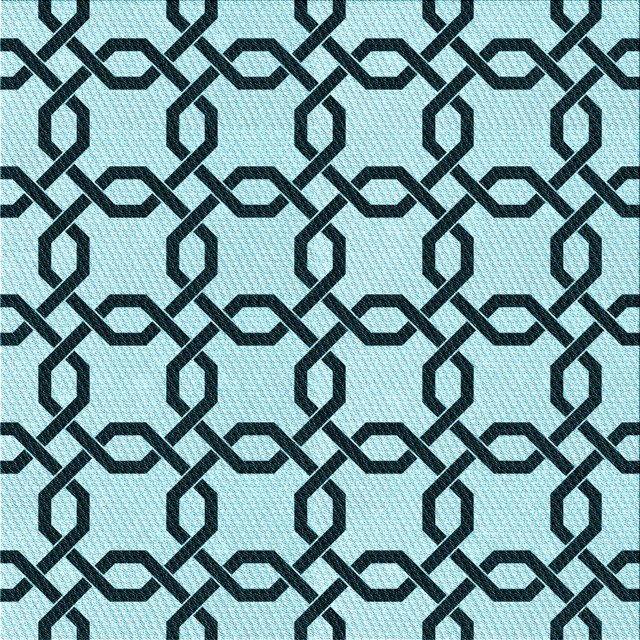 Ahgly Company Tapis d'Intérieur Lavable à la Machine, Carré, Transitionnel, Bleu Geai Bleu, Tapis de Zone, 8 Pieds Carré