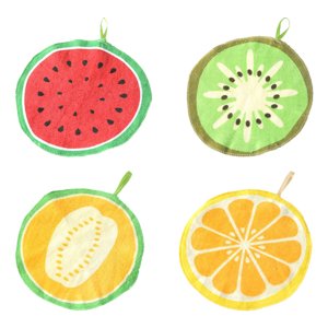 FUTUREORYY 4Pcs Hanging Kitchen Hand Towels Multipurpose Reusable Paper Towels Assorted Color Fast Dry