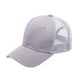 thumbnail image 2 of Women Adjustable Ponytail Baseball Cap Girl Snapback Outdoor Caps Female Summer Hats Mesh Net Trucker Hat, 2 of 7