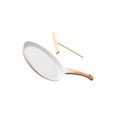 thumbnail image 4 of bedienty Nonstick Crepe Pan Handle Flat Pan Dosa Pan for Roti Indian Pancakes Cooktop 6inch white 8 inch, 4 of 5