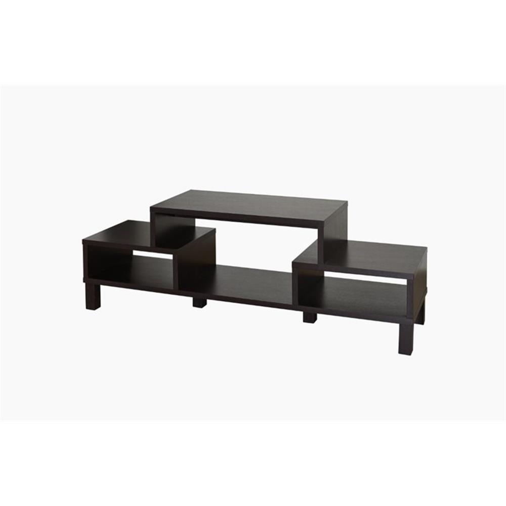 Allora 60" TV Stand in Cappuccino and Black
