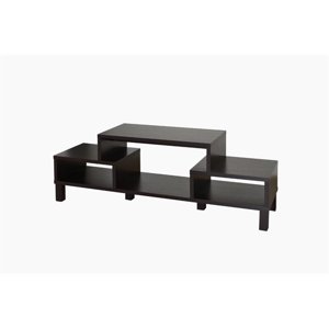 Allora 60" TV Stand in Cappuccino and Black