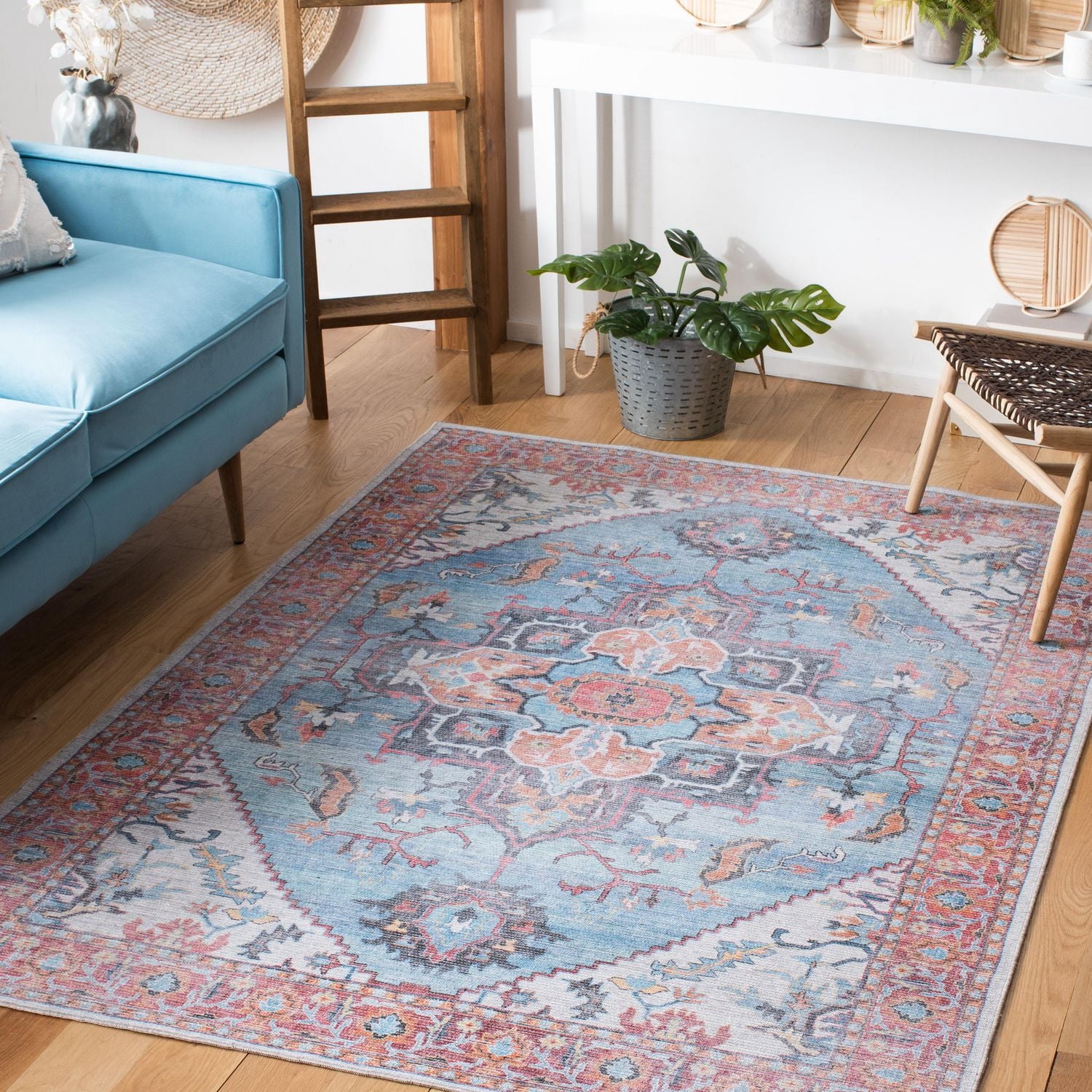 SAFAVIEH Serapi Flora Tapis Traditionnel