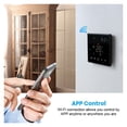 thumbnail image 4 of Smart Wifi Underfloor Room Thermostat Water Gas Boiler Electric Floor Heating APP Remote Temperature Touch Glass Screen Temperature Controller ,Easily DIY, 4 of 7