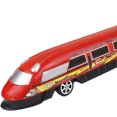 thumbnail image 4 of WLOELOEW Rouge Jouet de Simulation de Train à Grande Vitesse pour Enfants Modèle de Voiture Chariot Jouet, 4 of 6