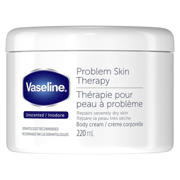 Vaseline Body Cream Problem Skin Therapy Unscented, 210 ml