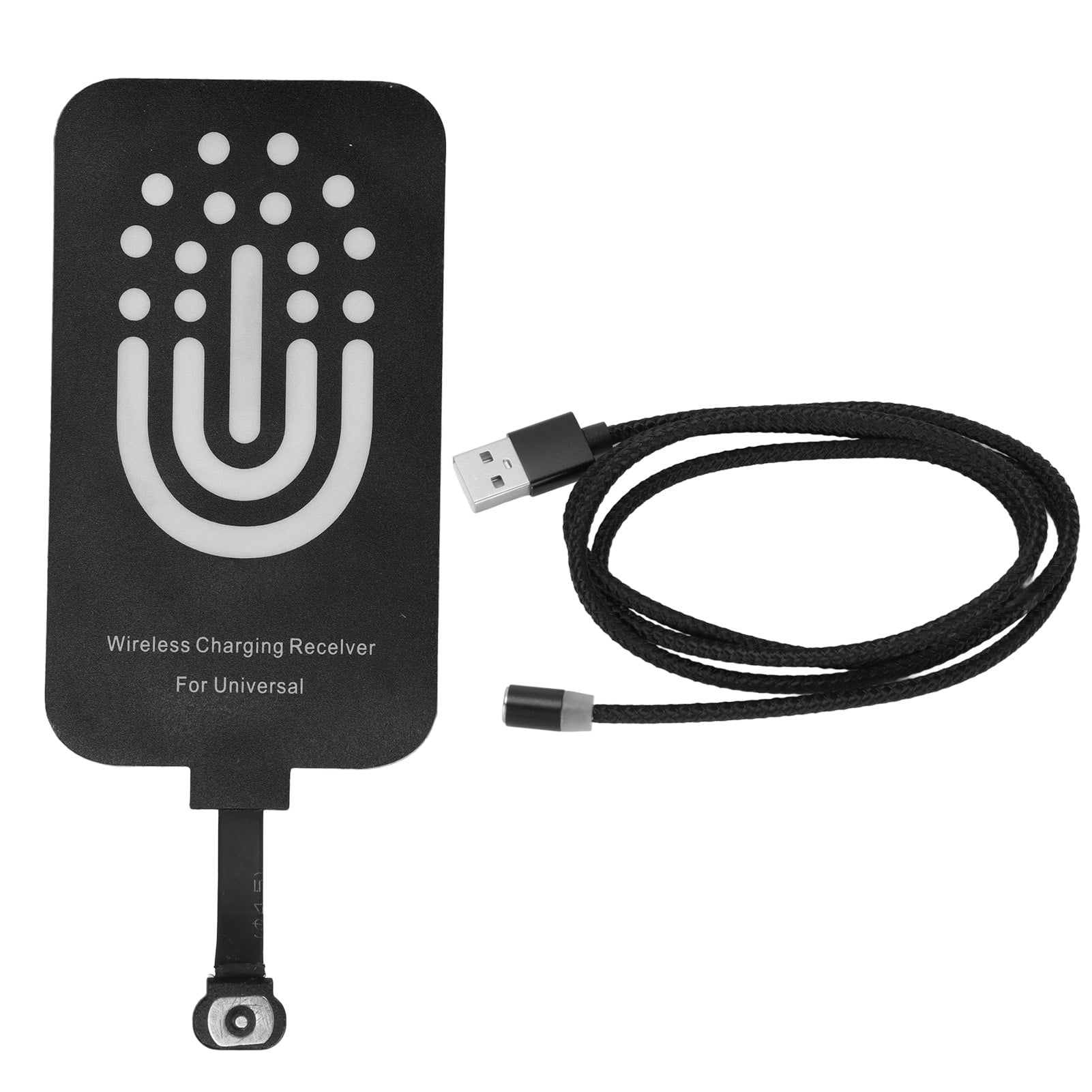 Type C Wireless Charger Universal Ultra Slim Wireless Charging Receiver Patch with Magnetic Charging Line for Huawei 5W