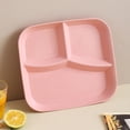 thumbnail image 1 of Meilleur Prix, Édition Limitée, Carestorng Assiettes Compartimentées de 10 Pouces de Contrôle pour Manger Souper en Paille pour Enfants Adultes Pique-Nique Assiettes Réutilisables / Plastique, Rose, Akmoler/plastique, Rose, PENDANEM, 1 of 6