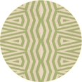 thumbnail image 1 of Ahgly Company Tapis Rond Lavable en Machine Intérieur Transitionnel Laiton Vert, 6 Pieds Rond, 1 of 7
