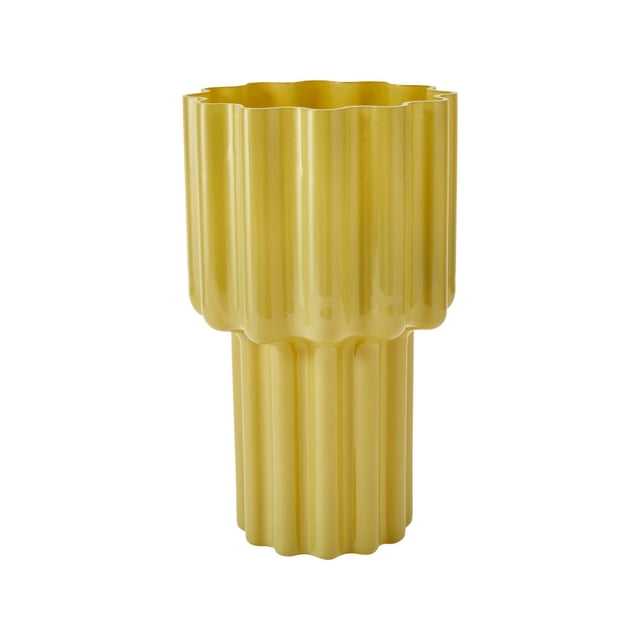 Anko Tiered Wave Pistachio Vase