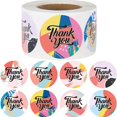 thumbnail image 1 of ziyahi 500 Pieces 1 Roll Thank You Stickers Labels Adhesive 1.5" for Birthday Party, 1 of 6