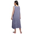 thumbnail image 3 of Moomaya Womens Lace Border Sleepwear For Ladies Button Placket Nightdress, 3 of 5