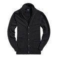 thumbnail image 4 of Matchstick Men's Stand Collar Long Sleeves Shawl Breasted Cardigan Sweater, 4 of 8