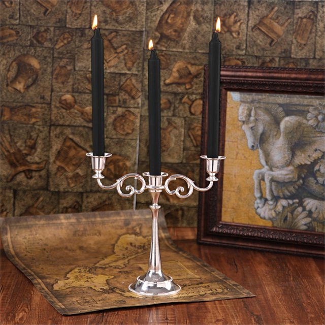 BKER Classic Red And White Candles Diy Power Failure Emergency Long Rod Candles Candlelight Dinner Atmosphere Layout Props Foreign Trade