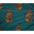 thumbnail image 4 of oneOone Tissu Polyester Lycra Feuilles & Floral Imprimé au Mètre 56 Pouces de Large, 4 of 6