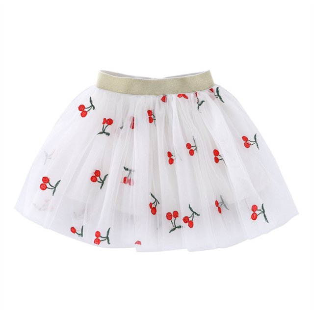 Birdeem Toddler Girls Cute Party Dance Solid Color Embroidery Net Yarn Tulle Princess Dress Skirt