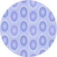 thumbnail image 1 of Ahgly Tapis Rond Lavable en Machine Intérieur Transitionnel Bleu Ciel, 7 Pieds Rond, 1 of 7