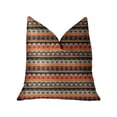 thumbnail image 1 of Plutus PBRA2209-2020-DP Coussin de Luxe Cercle d'Histoire Rouge, Bleu & Gris, 20 x 20 Po., 1 of 2