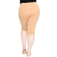 thumbnail image 3 of Stretch Is Comfort Women's Plus Size Knee Length Leggings| Adult X-Large - 7x, 3 of 5