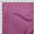 thumbnail image 4 of oneOone Rayon Dark Magenta Fabric Geometric Ogee Craft Projects Decor Fabric Printed by The Yard 56 Inch Wide, 4 of 4