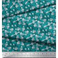 thumbnail image 2 of Soimoi Rayon Fabric Blossom Floral Printed Craft Fabric by The Yard 42 Inch Wide, 2 of 5