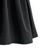 thumbnail image 3 of Diufon Chiffon Shorts for Women Elastic Waisted Ruffle Pleated Pants Solid Color Drawstring Shorts Pants, 3 of 4