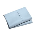 thumbnail image 1 of yulier 2Pcs Microfiber Queen Pillow Cases, Solid Color Super Soft Skin-friendly Cozy Pillowcases with Envelope Closure, Wrinkle, Fade and Stain Resistant Pillow Covers, 20x36, Light Blue, 1 of 5