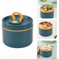 thumbnail image 4 of Insulated Lunch Box, Bento Box, Thermal Lunch Containers, Round Lunch Box, Stainless Steel Lunch Container, Portable Thermal Food Container, Thermos for Hot Food, 4 of 9