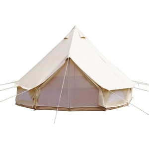 Large Camping Tent Outdoor Luxury Canvas Camping Tent for 8-10 Persons