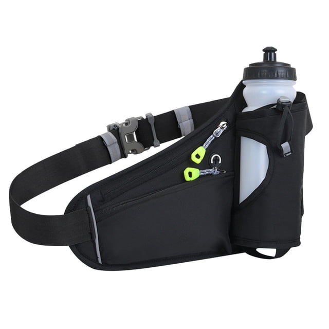 Ceinture d'Hydratation Sportive pour Course, Cyclisme et Randonnée avec Porte-Bouteille Sécurisé